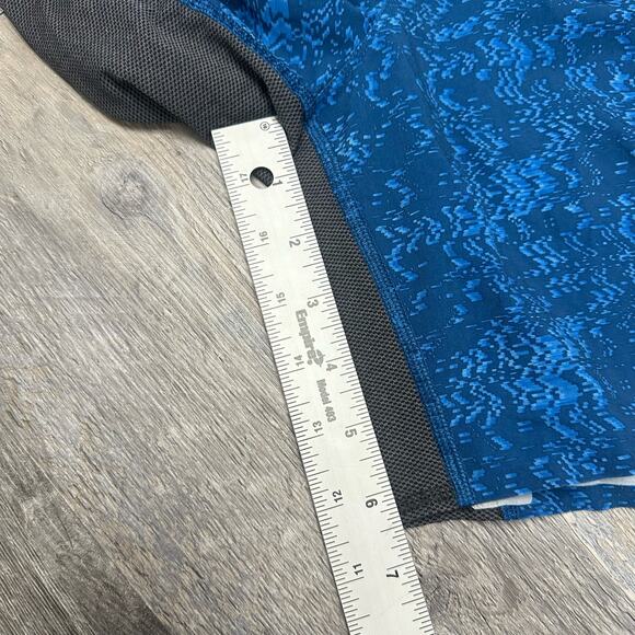 Lululemon Pace Breaker Blue Black Mens M Swift Ultra Quick Dry Active Short - Picture 7 of 11